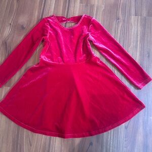 The Children's Place Red Velvet Dress